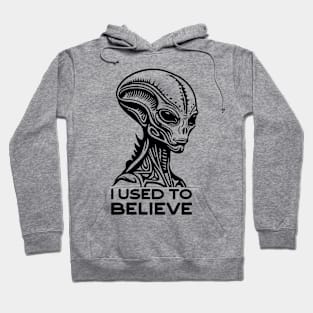 I Used to Believe. Alien Design Hoodie